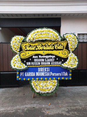 Papan Bunga Duka di Gentuma Raya